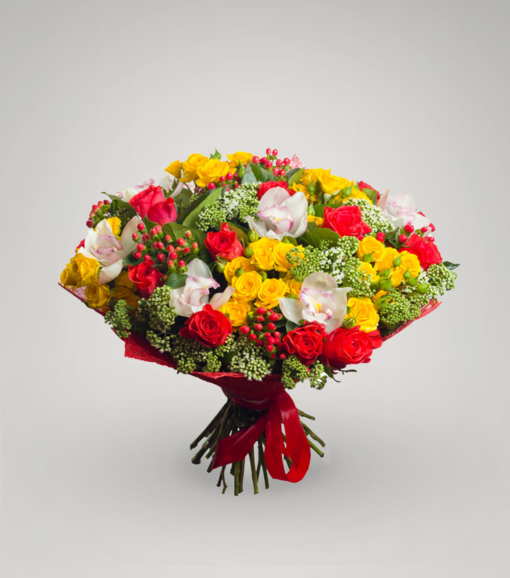 bouquet of various flowers