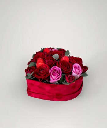 Širdies formos gėlių dėžutė 