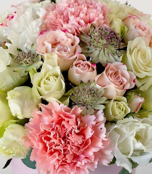 Gėlių dėžutė Romantika iš viršaus