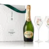 CHAMPAGNE PERRIER-JOUËT CUVÉE GRAND BRUT 0,75l dėžutėje su taurėmis