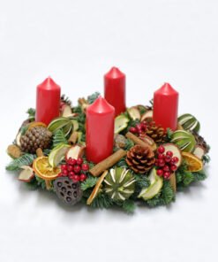 Advent wreath with 4 candles