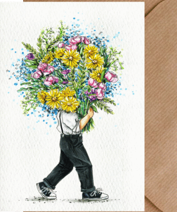 Atvirukas: Gėlių berniukas