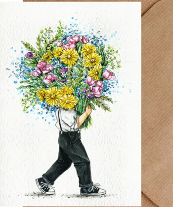 Atvirukas: Gėlių berniukas