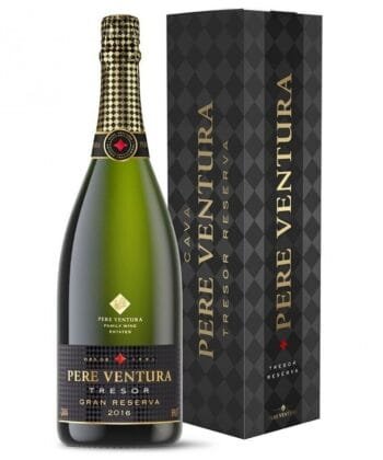 Putojantis vynas Pere Ventura Tresor Cuvee Barrique Cava Brut Magnum su dėž. 1,5 l