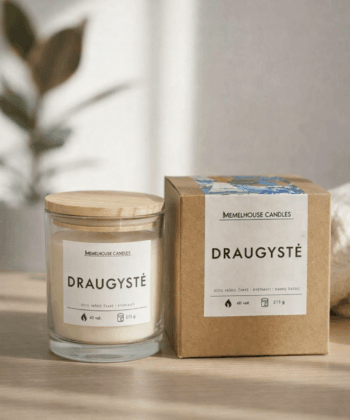 Sojų vaško žvakė ,,Mama sako, mama žino"